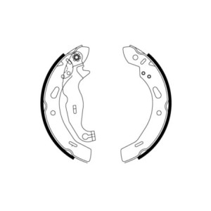 TRW GS8814 Brake Shoe Set Rear for