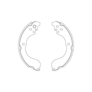 TRW GS8813 Brake Shoe Set Rear for