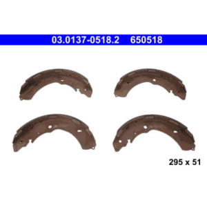 ATE 03.0137-0518.2 Brake Shoe Set Rear for L 200 Fullback Pajero Sport