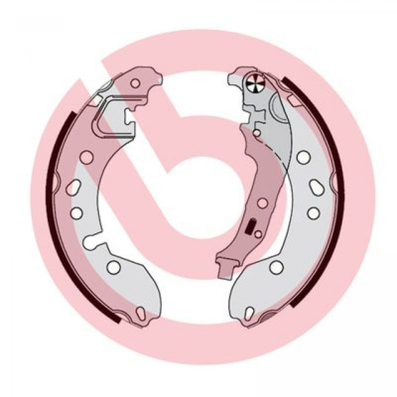 BREMBO S 68 548 Sada brzdových čeľustí zadné pre Twingo Thalia Logan Fortwo Forfour Sandero