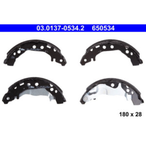ATE 03.0137-0534.2 Jeu de mâchoires de frein arrière pour Suzuki Celerio