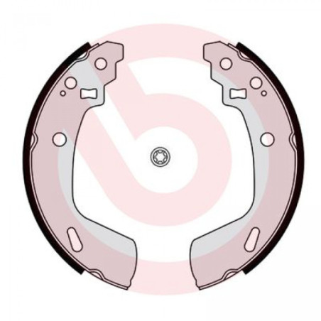 BREMBO S 79 527 Sada brzdových čeľustí zadné pre Suzuki Swift