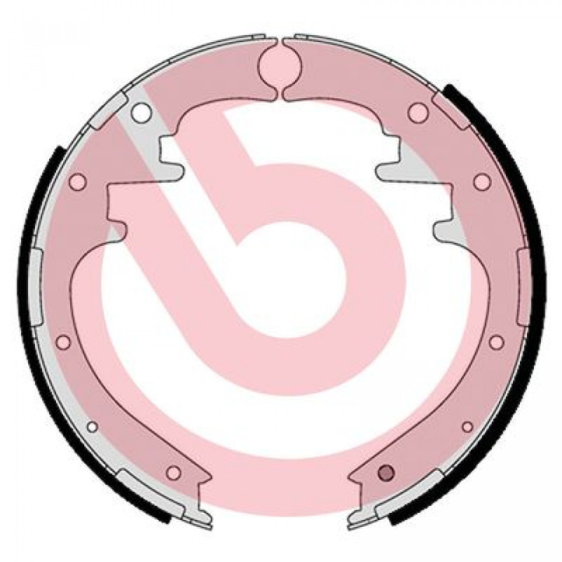 BREMBO S 24 554 Sada brzdových čelistí zadní pro Ranger Explorer B-Series