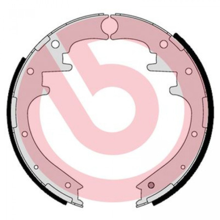 BREMBO S 24 554 Sada brzdových čelistí zadní pro Ranger Explorer B-Series