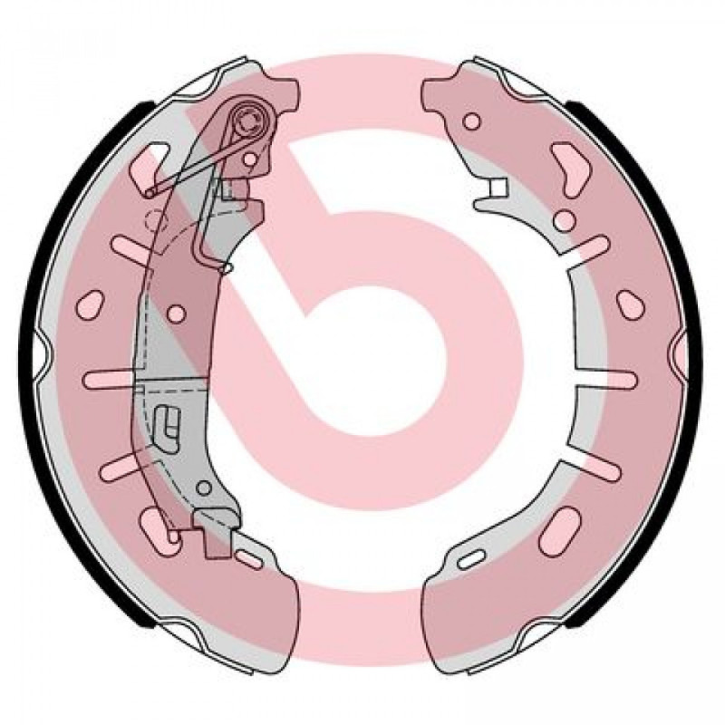 BREMBO S 59 531 Bremsbackensatz Hinten für Doblo Combo