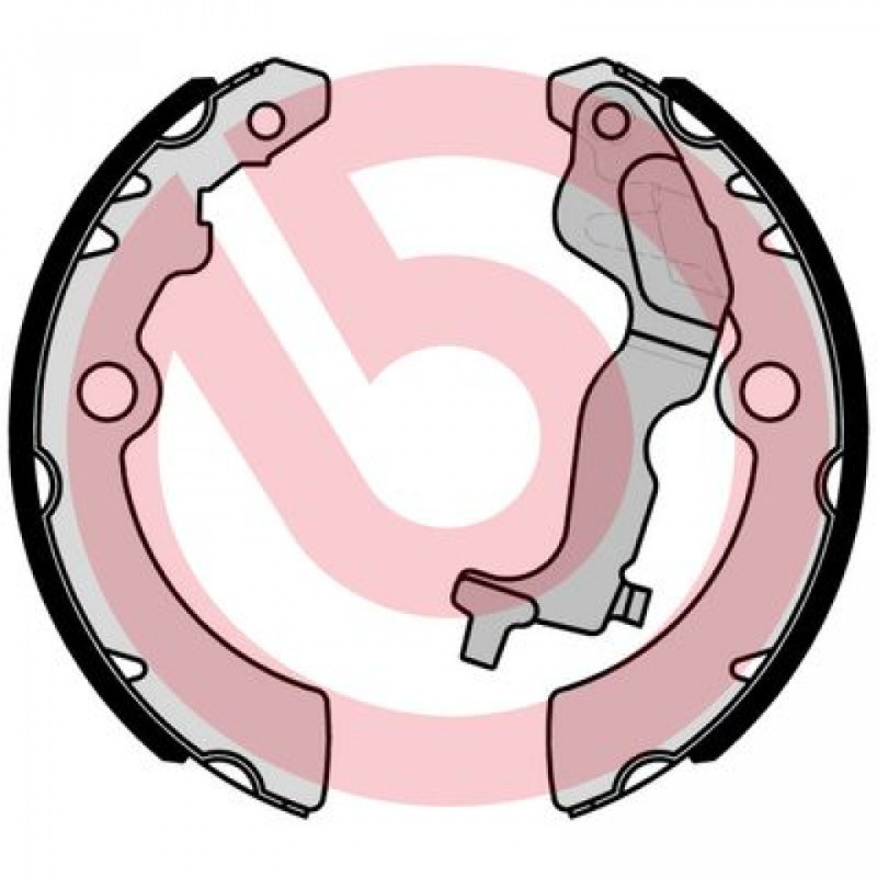 BREMBO S 79 528 Sada brzdových čeľustí zadné pre Alto Pixo