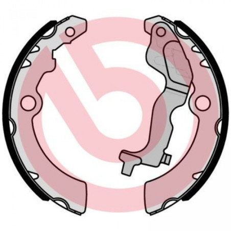 BREMBO S 79 528 Jeu de mâchoires de frein arrière pour Alto Pixo