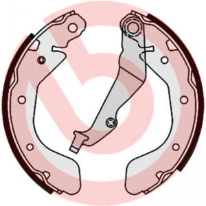 BREMBO S 10 514 Sada brzdových čeľustí zadné pre Aveo Kalos Spark Karl Viva