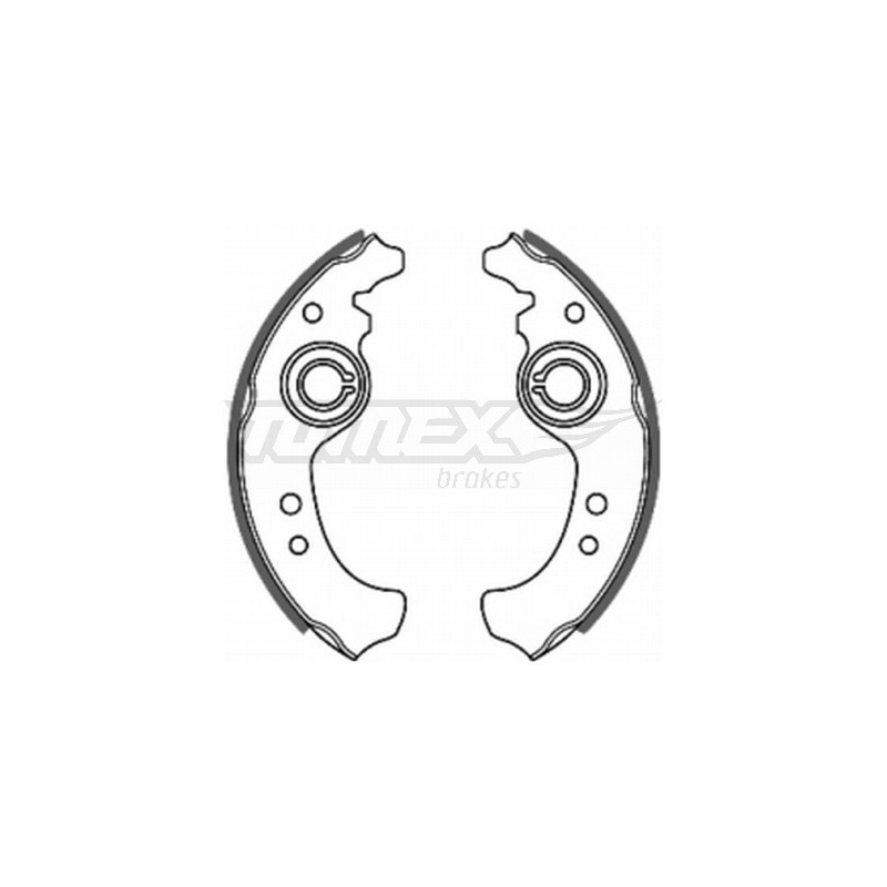 TOMEX Brakes TX 20-01 Bremsbackensatz für