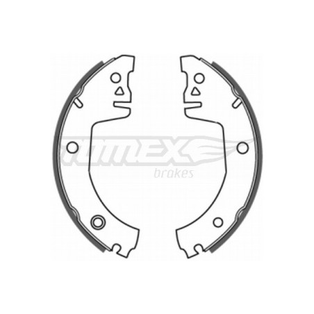 TOMEX Brakes TX 20-08 Sada brzdových čeľustí pre