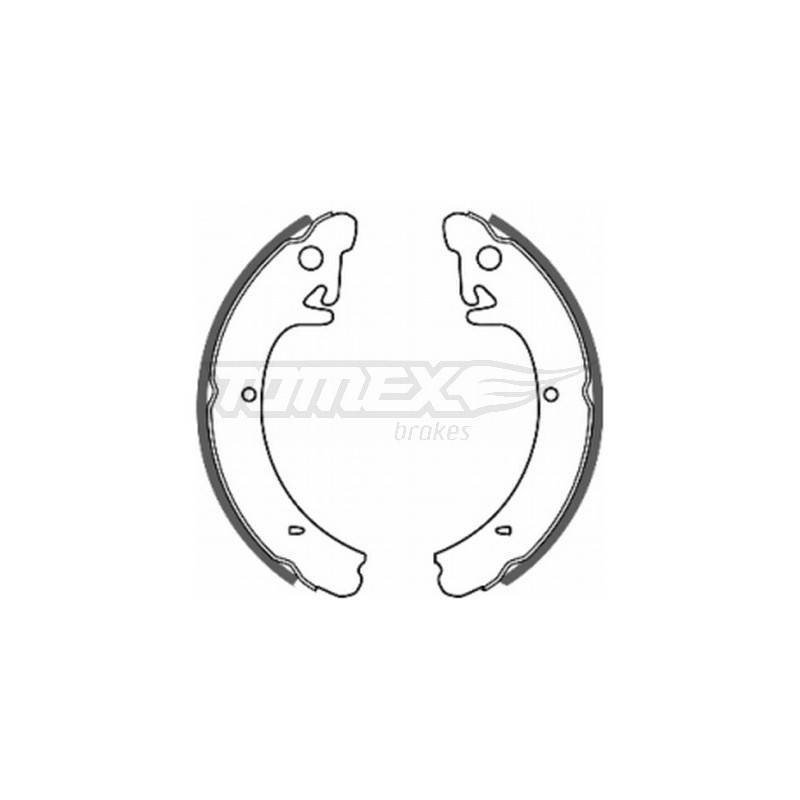 TOMEX Brakes TX 20-09 Zestaw szczęk hamulcowych dla
