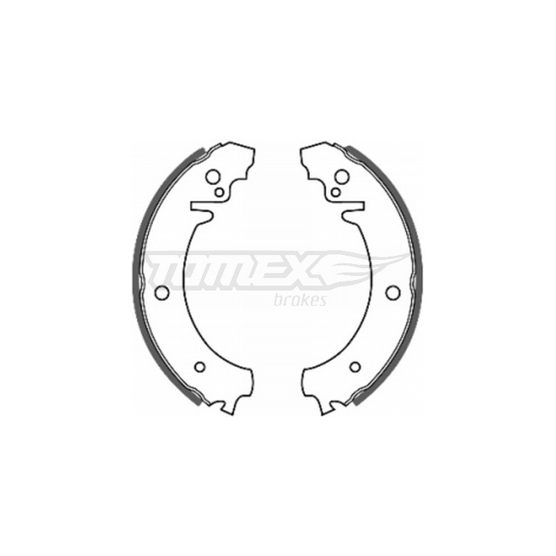 TOMEX Brakes TX 20-11 Sada brzdových čelistí pro