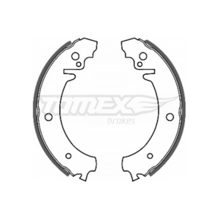 TOMEX Brakes TX 20-11 Brake Shoe Set for