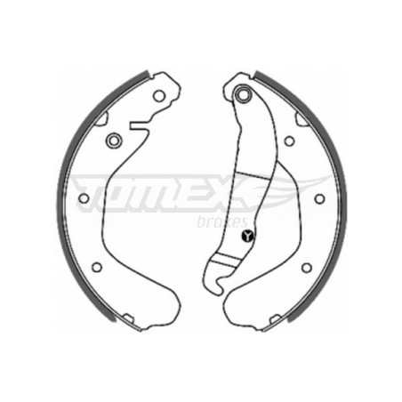 TOMEX Brakes TX 20-15 Zestaw szczęk hamulcowych dla