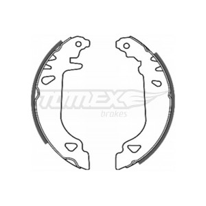 TOMEX Brakes TX 20-19 Sada brzdových čeľustí pre