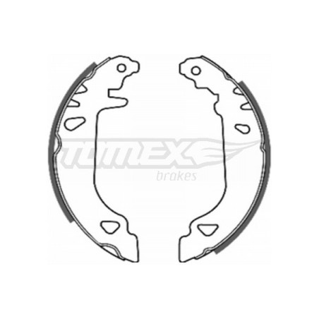 TOMEX Brakes TX 20-19 Bremsbackensatz für