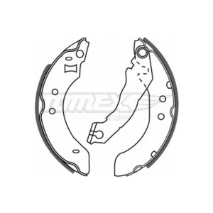 TOMEX Brakes TX 20-20 Juego de zapatas de frenos para