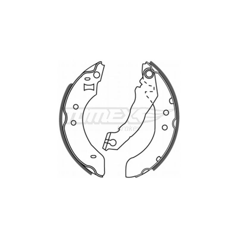 TOMEX Brakes TX 20-20 Sada brzdových čeľustí pre
