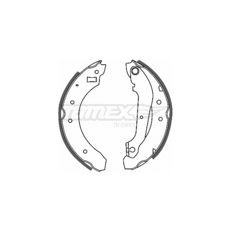 TOMEX Brakes TX 20-21 Jeu de mâchoires de frein pour