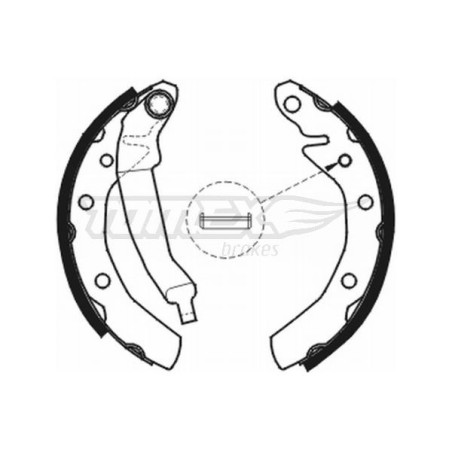 TOMEX Brakes TX 20-31 Sada brzdových čelistí pro
