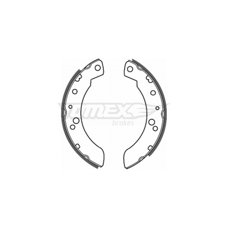TOMEX Brakes TX 20-33 Sada brzdových čelistí pro