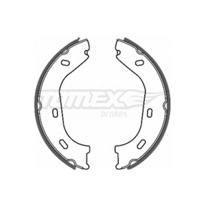 TOMEX Brakes TX 20-36 Brake Shoe Set for