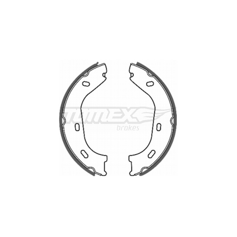 TOMEX Brakes TX 20-36 Brake Shoe Set for