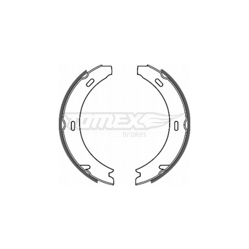 TOMEX Brakes TX 20-37 Bremsbackensatz für