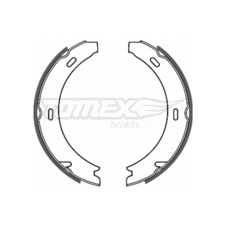 TOMEX Brakes TX 20-37 Brake Shoe Set for