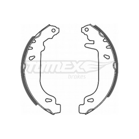 TOMEX Brakes TX 20-41 Brake Shoe Set for