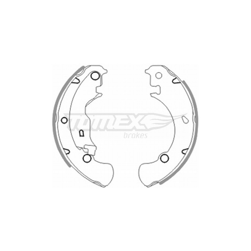 TOMEX Brakes TX 20-42 Zestaw szczęk hamulcowych dla