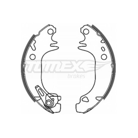 TOMEX Brakes TX 20-44 Jeu de mâchoires de frein pour