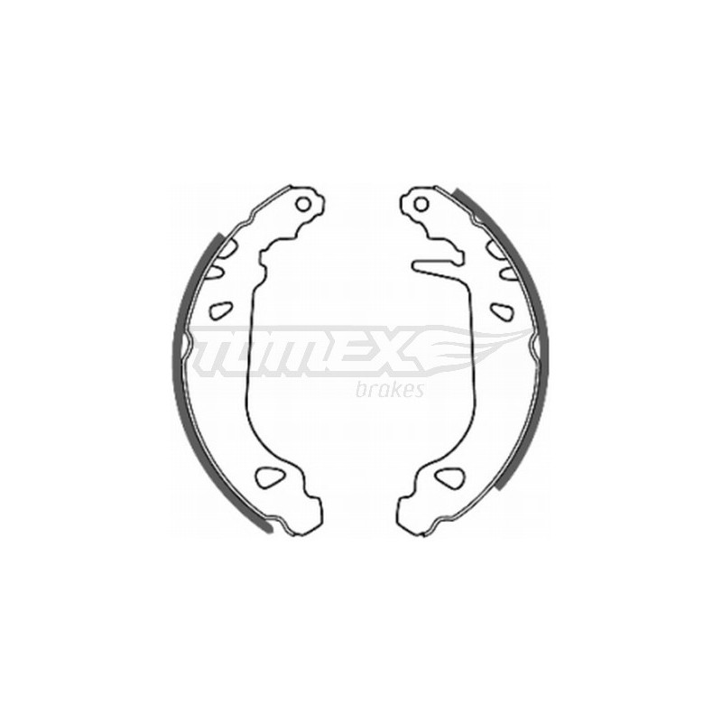 TOMEX Brakes TX 20-45 Bremsbackensatz für