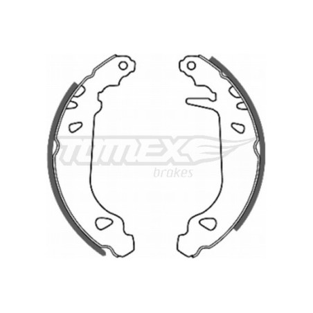 TOMEX Brakes TX 20-45 Sada brzdových čeľustí pre