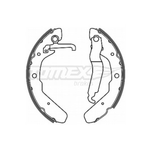 TOMEX Brakes TX 20-48 Bremsbackensatz für