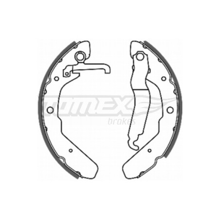 TOMEX Brakes TX 20-48 Bremsbackensatz für