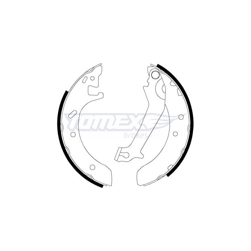TOMEX Brakes TX 20-51 Sada brzdových čeľustí pre
