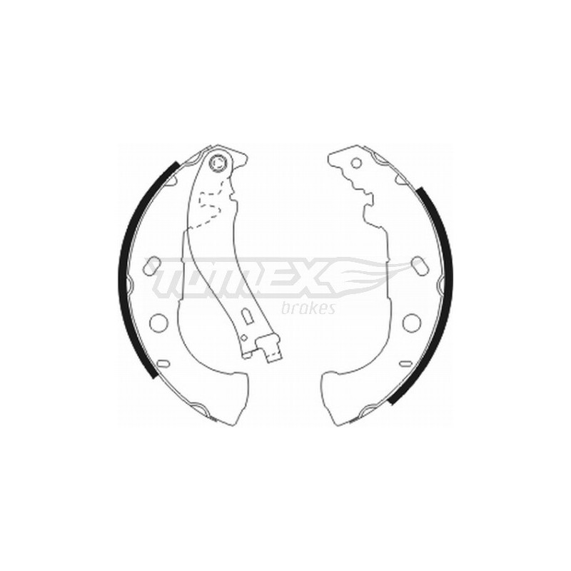 TOMEX Brakes TX 20-52 Bremsbackensatz für