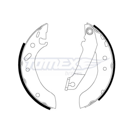 TOMEX Brakes TX 20-53 Juego de zapatas de frenos para