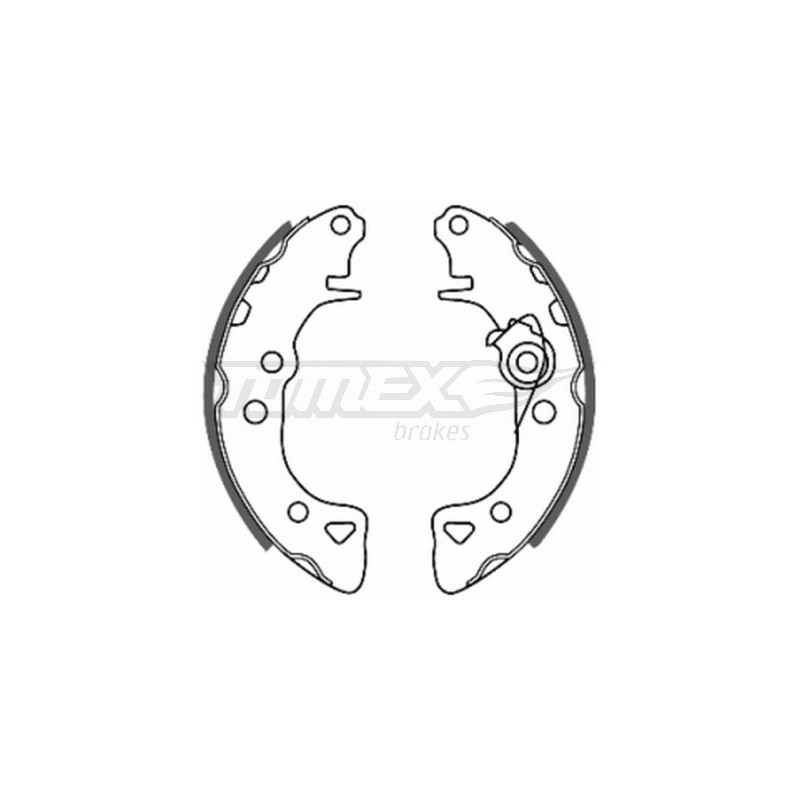 TOMEX Brakes TX 20-55 Bremsbackensatz für