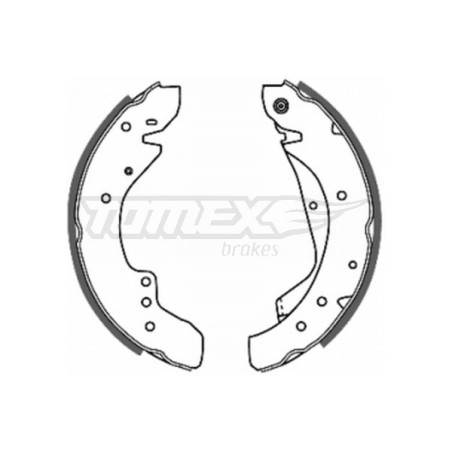 TOMEX Brakes TX 20-59 Zestaw szczęk hamulcowych dla