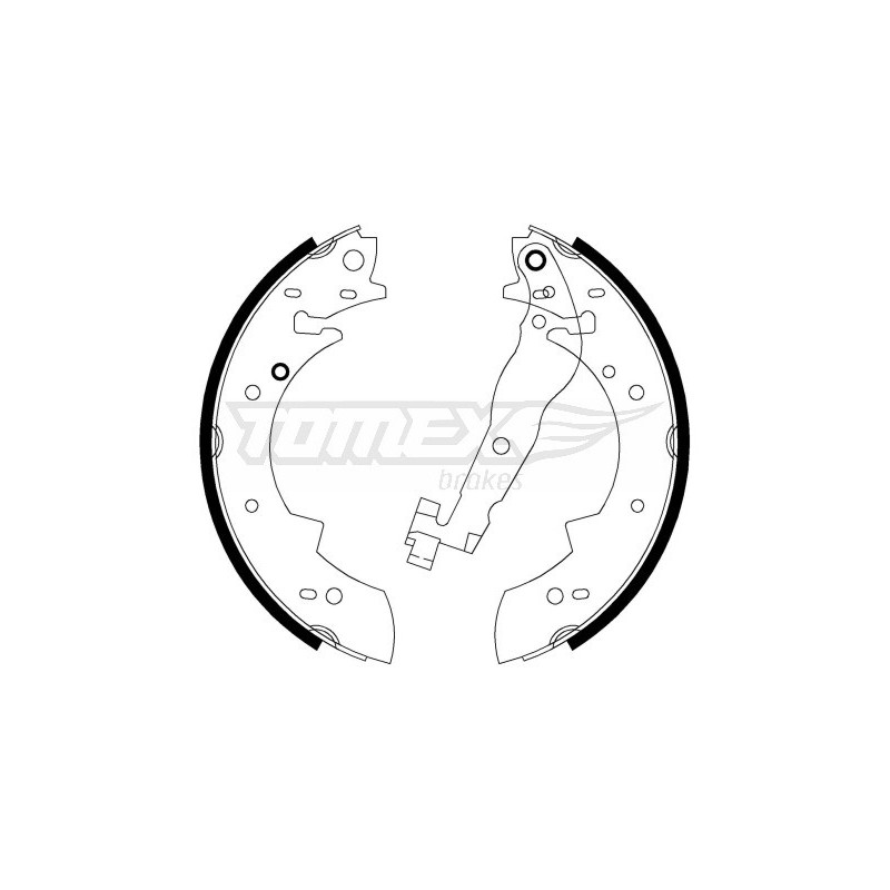 TOMEX Brakes TX 20-62 Bremsbackensatz für