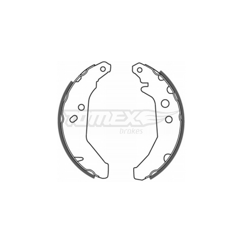 TOMEX Brakes TX 20-66 Sada brzdových čelistí pro