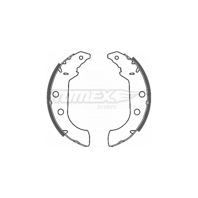 TOMEX Brakes TX 20-67 Bremsbackensatz für