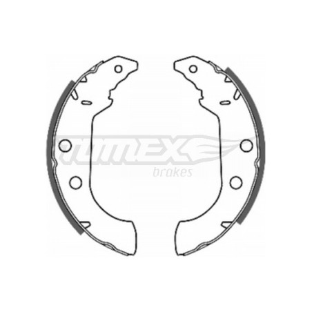 TOMEX Brakes TX 20-67 Sada brzdových čelistí pro