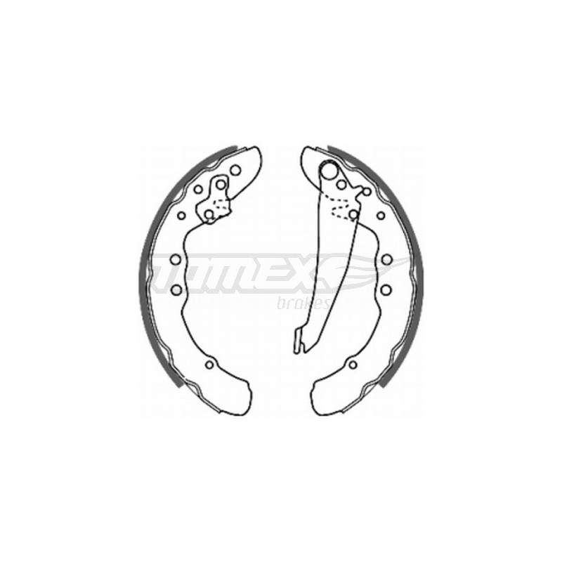 TOMEX Brakes TX 20-70 Kit ganasce freno per