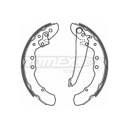 TOMEX Brakes TX 20-70 Kit ganasce freno per