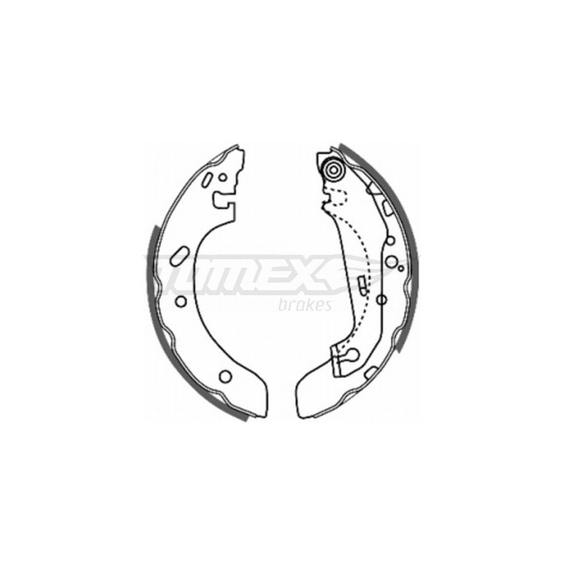 TOMEX Brakes TX 20-73 Zestaw szczęk hamulcowych dla