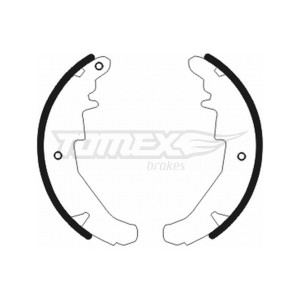 TOMEX Brakes TX 20-76 Zestaw szczęk hamulcowych dla