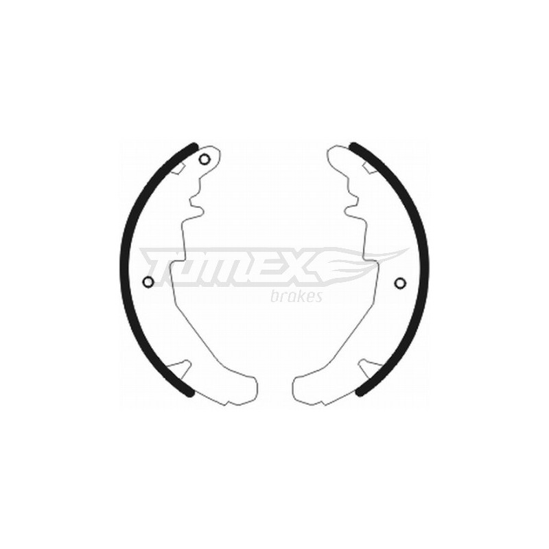 TOMEX Brakes TX 20-76 Sada brzdových čelistí pro
